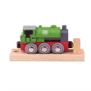 Dřevěná lokomotiva GWR  zelená Bigjigs Rail