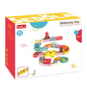 Kuličková dráha do vody DIY Dino 43 ks