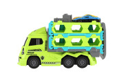 Auto kamion přepravník + auto 2 ks 22 cm na setrvačník
