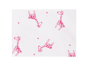 Letní bio spací pytel s nožičkami žirafky červené Kaarsgaren