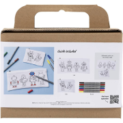 Kreativní sada Mini Craft Kit Textile Colouring Robot Creativ Company