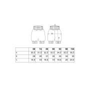 Šortky tenké harémky šedé vlaštovky Little Angel 