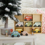 Dopravní prostředky a značky Pastel 12 ks Tooky Toy