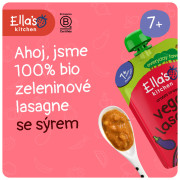 BIO Zeleninové lasagne se sýrem 130 g Ella's Kitchen