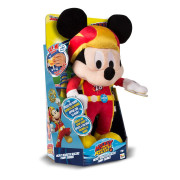 Mickey Mouse závodník plyšový 30cm na baterie se zvukem 12m+