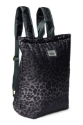 Puffy Adult Backpack - batoh Black Leopard Studio Noos