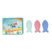 Měkká obrázková knížka do vody Mořský svět Janod