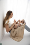Dětská osuška s kapucí Maxi print 100 x 100 cm Babymatex