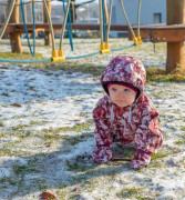 Dětská softshellová kombinéza s fleecem, Flowers Esito