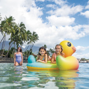 Nafukovací matrace kačenka 147x147cm Intex