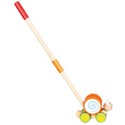 Jezdík šnek na tyči dřevěný 55 cm