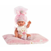 New Born holčička 26316 Llorens- realistická panenka miminko - 26 cm