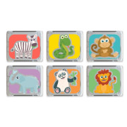 Senzorické svítící kostky do vody ZOO Glo Pals