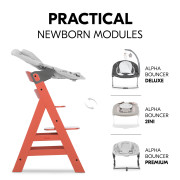 Jídelní dřevená židle Hauck Alpha+