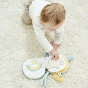 Knížka plyšová velryba Sally s aktivitami 14 cm Nattou