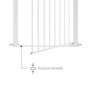 Zábrana do dveří Safe Snap White Kinderkraft