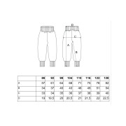 Tepláky hřejivé Černé Little Angel 