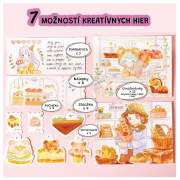 Kreativní kniha Malování vodovými barvami Dessert Princess Jarmelo