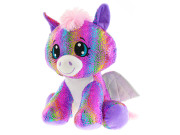 Pegas Star Sparkle plyšový barevný 24cm sedící