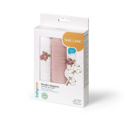 Mušelínové plenky Super Soft růžové 3 ks 70x70 cm BabyOno