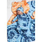 Kojenecké bavlněné polodupačky Nicol Tomi modrá 