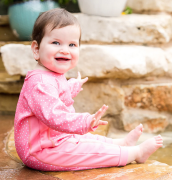 Dětský neopren - overal - Pink Dotty