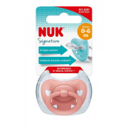 Silikonové šidítko Signature Nuk 0-6 m