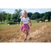 Tričko tenké KR obrázek Outlast® UV 50+ bílá/kytky 