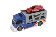 Auto kamion přepravník + plastové auto 15 cm na volný chod 