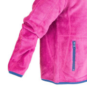 Mikina dětská chlupatá se stojáčkem, Pidilidi fuchsia