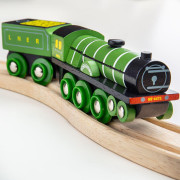 Dřevěná replika lokomotiva Flying Scotsman Bigjigs Rail