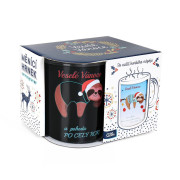 Skleněný měnící hrnek - Pohodář