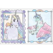 Maluj vodou A4 Jednorožci