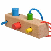 Dřevěná hračka - barevné kolíky Lucy & Leo