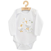Dětské body s potiskem New Baby Husičky 
