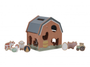 Domek s vkládacími tvary dřevěný Farma Little Dutch