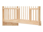 Válendová bočnice k postýlce 120 cm - Bílá 2. JAKOST