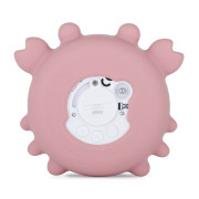 Teploměr silikonový digitální do vody Crab Caleb Dusty Rose 0 m+ Petite&Mars