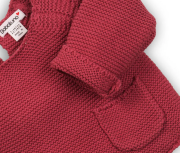 Svetr dívčí s kapsami, Minoti červená