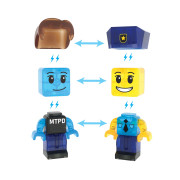 Magnetická stavebnice Police Station 35 dílů