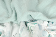 Mušelínová osuška s kapucí Design 85 x 85 cm Babymatex