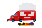 Auto kamion přepravník + auto 2 ks 28 cm na volný běh
