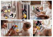 Závěsná kontrastní hračka Mouse Baby Ono