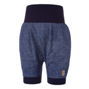 Šortky tenké harémky denim vzor Little Angel 