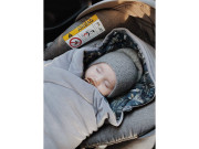 Fusak/zavinovačka/deka do autosedačky Vintage Animals Sky Blue Sleepee