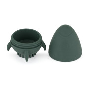 Hračka silikonová do vody s kartáčkem Splashy Rocket 6 m+ Petite&Mars