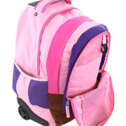 Školní batoh trolley Smash Světle růžová lemovaná tmavě růžovou