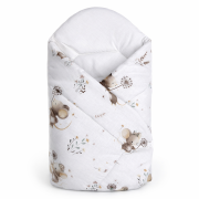 Zavinovačka pro miminko Klasik Malá myška bílá/béžová Baby Nellys