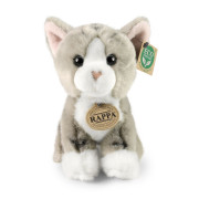 Plyšová kočka šedá 18 cm ECO-FRIENDLY Rappa 