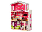 Dřevěný domeček pro panenky s výtahem Candy Residence